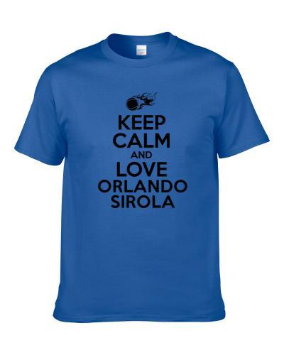 Orlando Sirola Tennis Player Keep Calm Parody S-3XL Shirt