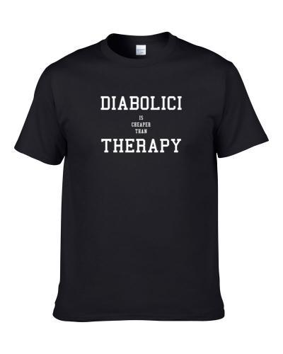 Diabolici Is Cheaper Than Therapy Beer Lover Drinking Gift T Shirt