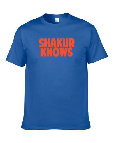 Mustafa Shakur Knows Oklahoma City Basketball Player Funny Sports Fan tshirt for men