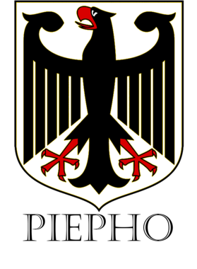 Piepho German Last Name Custom Surname Germany Coat Of Arms S-3XL Shirt