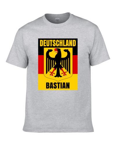 Bastian German Coat Of Arms Flag Family Surname Men T Shirt