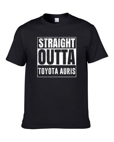 Straight Outta Toyota Auris Compton Parody Car Lover Fan Hooded Pullover S-3XL Shirt