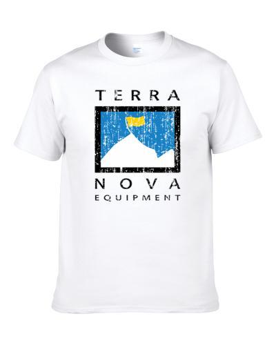 Terra Nova Camping Outdoors Lover Cool Worn Look Men T Shirt