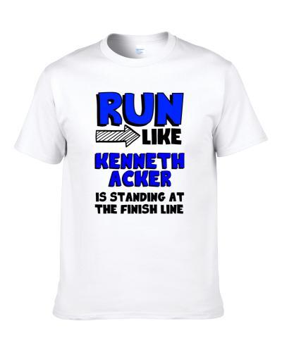 Run Like Kenneth Acker Is At Finish Line San Francisco Football Player Shirt For Men