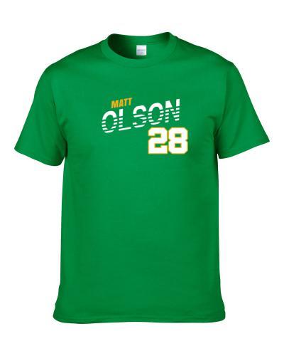 Matt Olson 28 Favorite Player Oakland Baseball Fan tshirt for men
