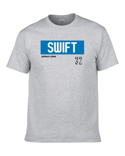 D'andre Swift 32 Detroit Football Favorite Player Fan S-3XL Shirt