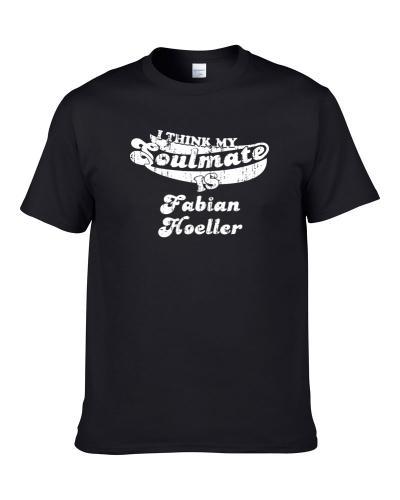 My Soulmate Is Fabian Hoeller Massachusetts Football Worn Look Men T Shirt