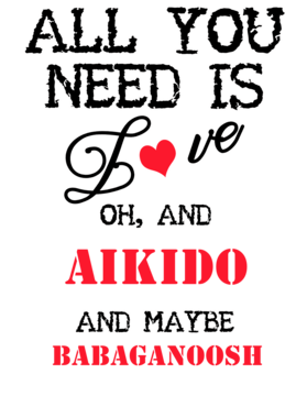 Aikido and Babaganoosh All You Need T Shirt
