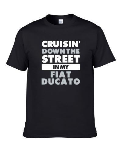 Cruisin Down The Street Fiat Ducato Straight Outta Compton Car Hooded Pullover Shirt For Men