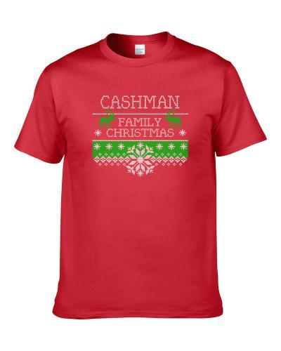 Cashman Family Christmas Ugly Holiday Sweater TEE