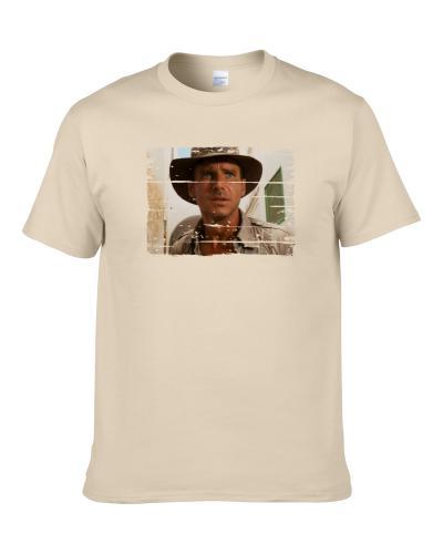 Indiana Jones Raiders Lost Ark Movie Character Fan Worn Look Men T Shirt
