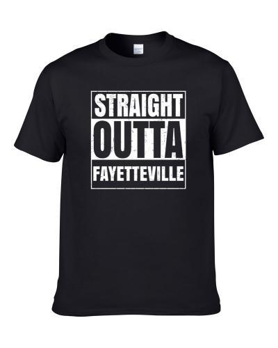 Straight Outta Fayetteville West Virginia City Compton Parody Grunge tshirt for men