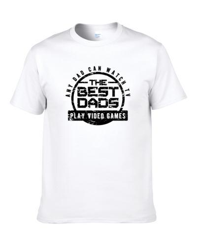 The Best Dad Play Video Games Fathers Day Cool Gift T Shirt