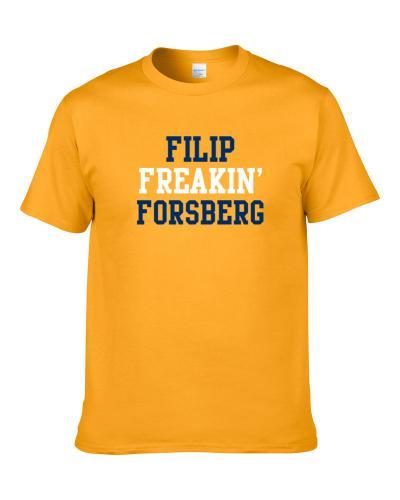 Filip Freakin Forsberg Nashville Hockey Player Sports Fan tshirt for men