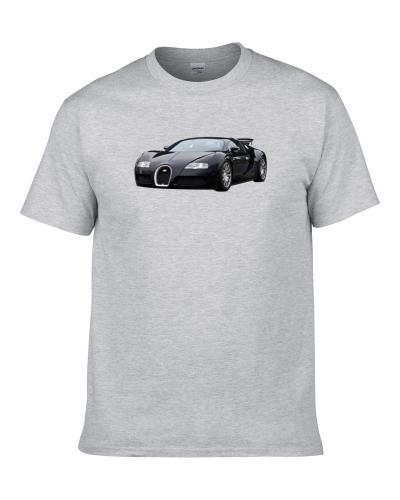 Bugatti Car Black Sports Car Fan T Shirt