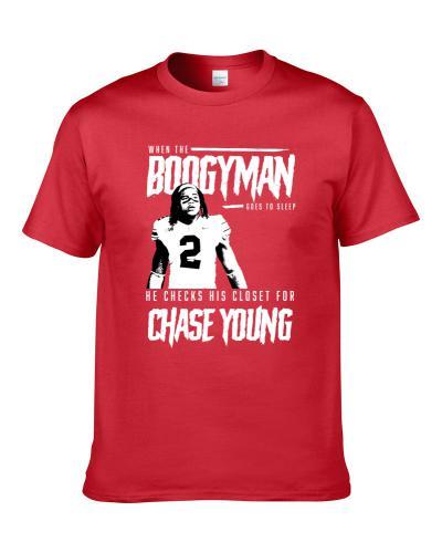 Boogyman Sleeps He Checks For Chase Young  Shirt