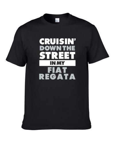 Cruisin Down The Street Fiat Regata Straight Outta Compton Car Hooded Pullover Shirt For Men