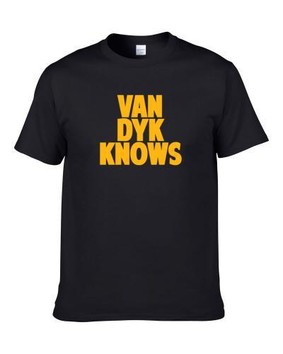Mitchell Van Dyk Knows Pittsburgh Football Player Sports Fan S-3XL Shirt