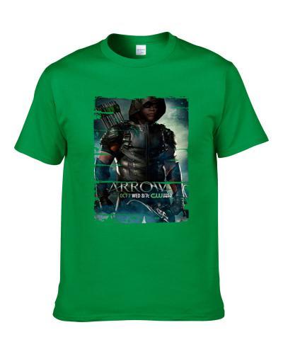 John Diggle Arrow Tv Show Worn Look Science Fiction Series Men T Shirt