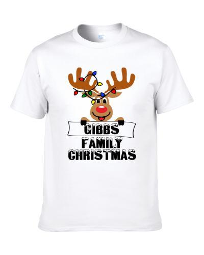 Gibbs Family Christmas Cute Reindeer S-3XL Shirt