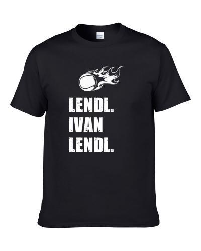 Ivan Lendl Tennis Player Name Bond Parody S-3XL Shirt