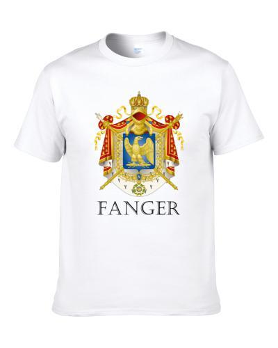 Fanger French Last Name Custom Surname France Coat Of Arms S-3XL Shirt