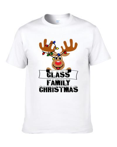 Glass Family Christmas Cute Reindeer S-3XL Shirt