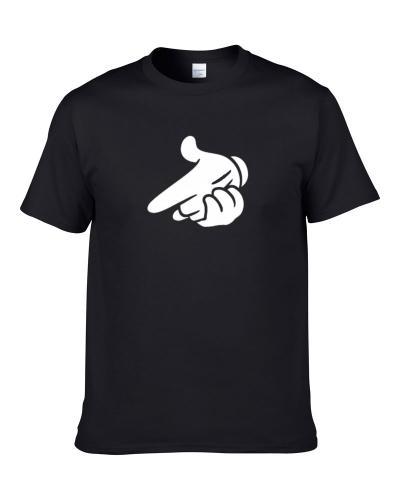 rude mickey mouse hand dope tshirt