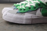 Nike Blazer Low sacai Medium Grey Classic Green