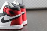 Jordan 1 Retro High Satin Black Toe (WOMEN SIZE!!)