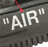 Air Force 1 Low Off-White Black White (with Brown Off-White Box)