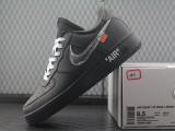 Air Force 1 Low Off-White Black White 2018（with White Off-White Box）