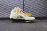 OFF-WHITE x Air Jordan 5 “Sail”