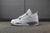 Air Jordan 4 Tech Grey / Oreo White