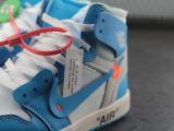Jordan 1 Retro High Off-White University Blue