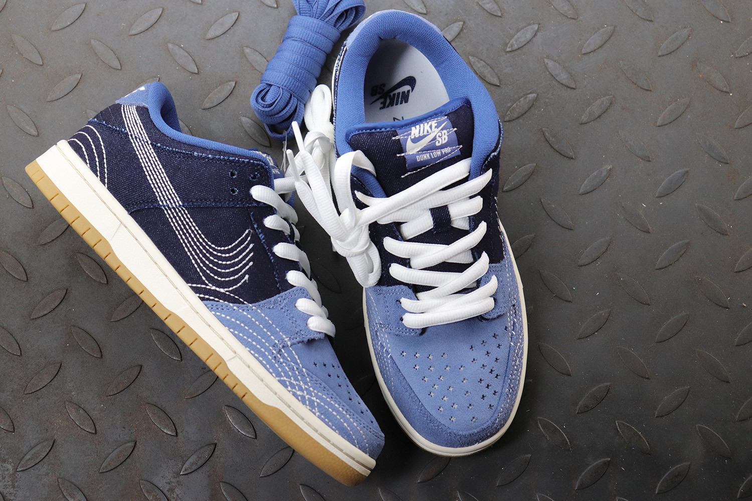 nike sb dunk sashiko denim
