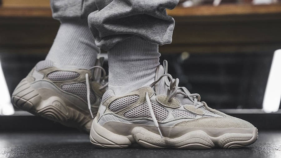 yeezy taupe 500 on feet
