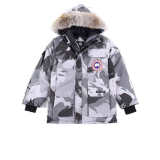 08 CANADA GOOSE Expedition Parka Black White Camouflage