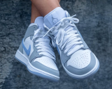 Jordan 1 Mid Wolf Grey Aluminum (Women Size!!)