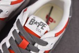 A Bathing Ape Bape SK8 Sta White Red