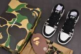 A Bathing Ape Bape Sta 93 Hi Black Light Grey