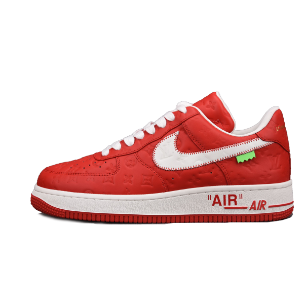 Nike Air Force 1 Low Louis Vuitton University Red  (Be careful about the size!!)