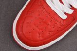Nike Air Force 1 Low Louis Vuitton University Red  (Be careful about the size!!)