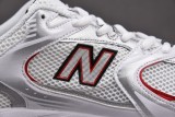 New Balance 530v2 White Silver Red