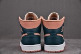Jordan 1 Mid Dark Teal Green (Women Size!!)