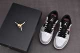 Jordan 1 Low Black Grey Pink