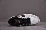 Jordan 1 Low Black Grey Pink