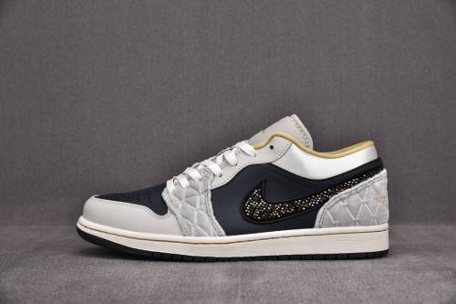 Jordan 1 Low Beaded Swoosh