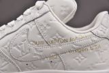 Nike Air Force 1 Low Louis Vuitton Off-White Monogram Triple White (Be careful about the size!!)