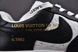 Nike Air Force 1 Low Louis Vuitton Royal Black White